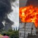Explosión de cuatro autotanques de gas en Puebla obliga a evacuar a más de 2 mil personas