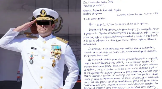 Vicealmirante Farías acusa encubrimiento en caso de huachicol fiscal y señala a integrantes de Morena