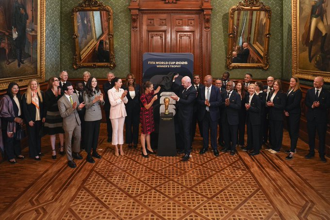 Sheinbaum recibe a la FIFA en Palacio Nacional y México se declara listo para inaugurar el Mundial 2026