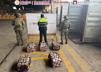 Marina decomisa 270 kilos de cocaína en el puerto de Manzanillo
