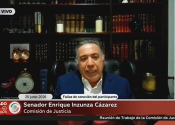 Enrique Inzunza vuelve a actividades del Senado tras casi dos meses fuera del foco público