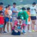 Disfrutan liberación de crías de tortuga lora en Playa Miramar