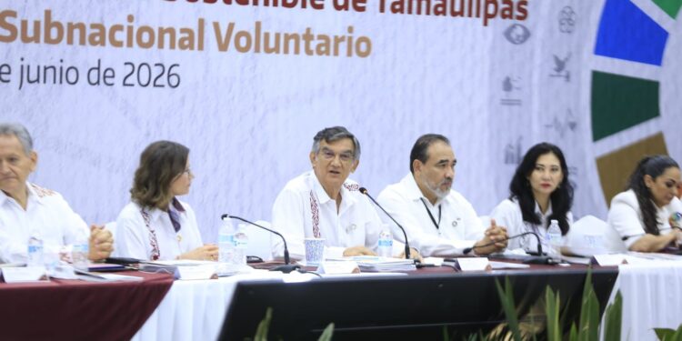 Américo Villarreal presenta avances de la Agenda 2030; Tamaulipas recibe reconocimiento internacional