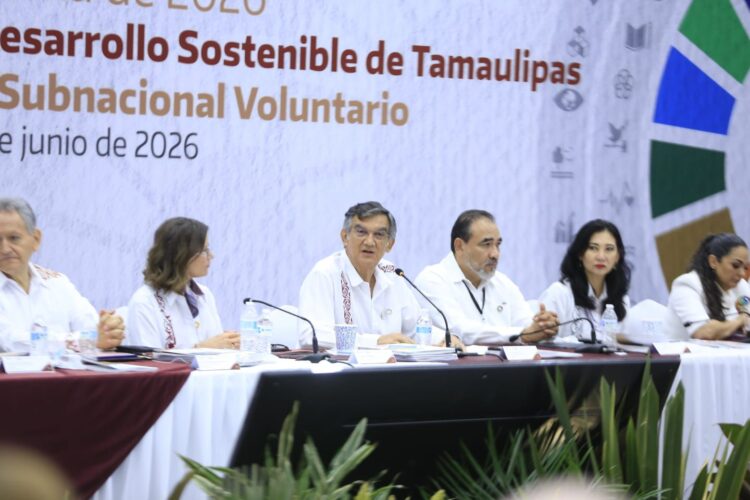 Américo Villarreal presenta avances de la Agenda 2030; Tamaulipas recibe reconocimiento internacional