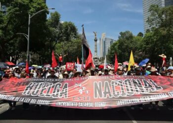 CNTE intensifica protestas en el país; marcha en CDMX deja daños, bloqueos y advertencias rumbo al Mundial 2026