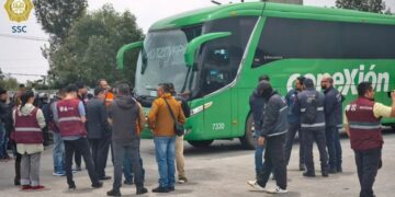 Aseguran 59 artefactos explosivos en convoy de Ayotzinapa durante revisión en acceso a la Ciudad de México
