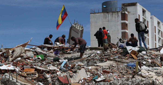 Venezuela entra en duelo nacional: aumentan a 2 mil 295 los muertos por los terremotos y persiste la emergencia humanitaria