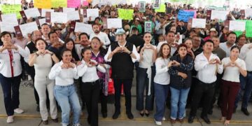 Gobierno Estatal consolida bienestar en Quecholac con obra comunitaria