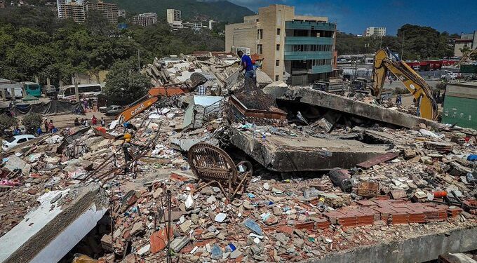 Terremotos en Venezuela dejan 4 mil 333 muertos; intensifican rescate y aumenta la alerta sanitaria