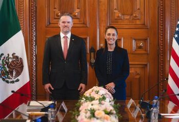 México y Estados Unidos avanzan en la revisión del T-MEC durante reunión entre Sheinbaum y Greer