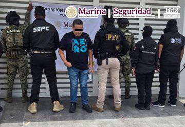 Semar y FGR capturan a presunto operador financiero del Cártel del Noreste en Yucatán