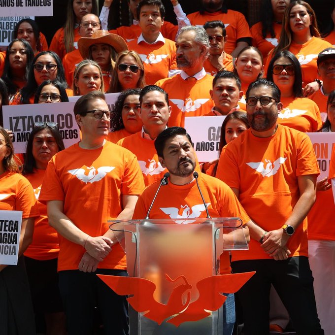 Movimiento Ciudadano lleva a Contraloría denuncia contra Clara Brugada por recursos para drenaje