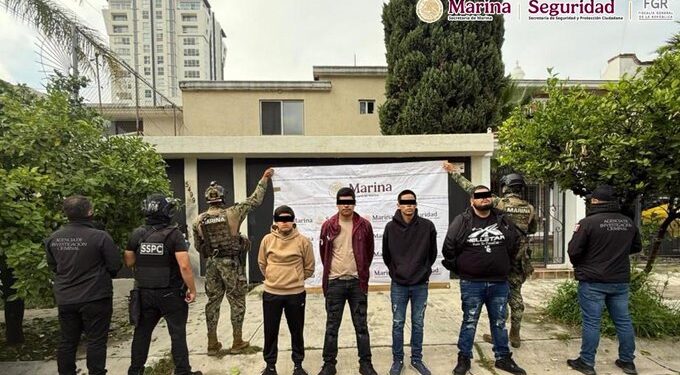 Caen seis presuntos integrantes de célula del CJNG tras operativo de Marina, FGR y SSPC