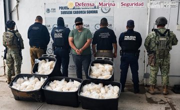 Decomiso millonario en Sonora: incautan 200 kilos de metanfetamina durante revisión carretera