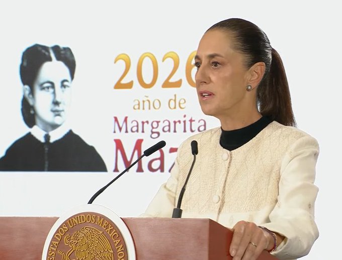 Sheinbaum encabeza mañanera con énfasis en seguridad; presentan avances en casos Carlos Manzo y Valeria Márquez