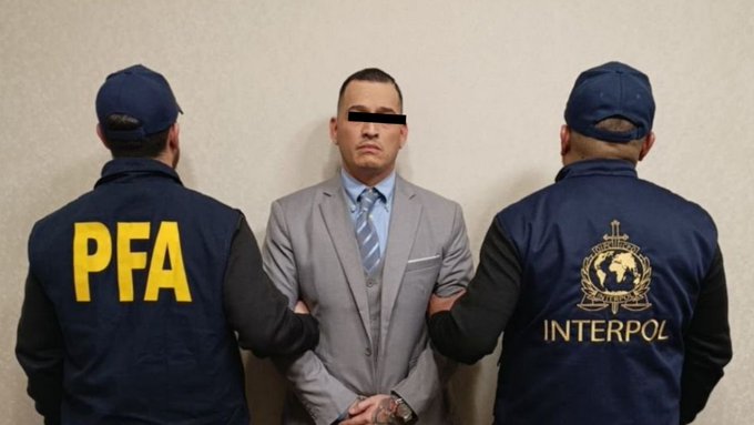 Argentina captura a mexicano buscado por EU por narcotráfico; enfrentará proceso de extradición