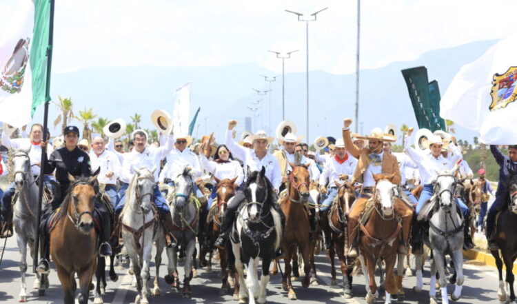Tamaulipas cabalga unido por la soberanía y la transformación de México