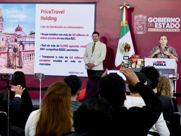 Turismo y riqueza comunitaria con mayor dinamismo económico en Puebla: Armenta Mier.