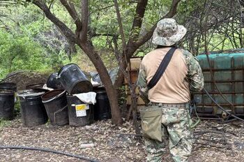 Operativo en Sinaloa deja tres laboratorios clandestinos destruidos y químicos asegurados