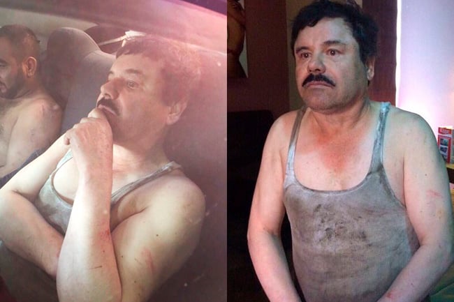 Captura de El Chapo: difunden videos inéditos de su detención en 2016