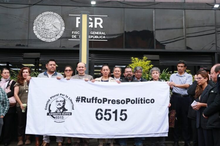 Defensa de Ruffo impugna prisión preventiva y vinculación a proceso con nuevos amparos