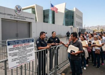 Estados Unidos detiene temporalmente citas de visas de inmigrante en sus consulados
