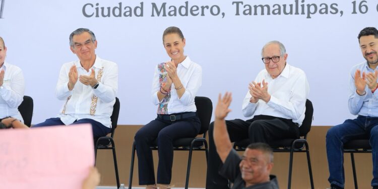 Américo Villarreal reconoce apoyo de la presidenta Claudia Sheinbaum a Tamaulipas