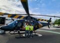 Gobierno estatal garantiza atención especializada con traslado aéreo desde Acatlán.