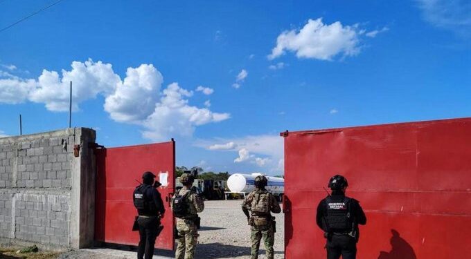 Aseguran inmueble en Tamaulipas con equipo presuntamente utilizado para mover hidrocarburos