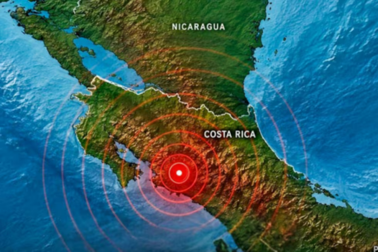 Dos sismos de 5,4 y 4,8 sacudieron Costa Rica