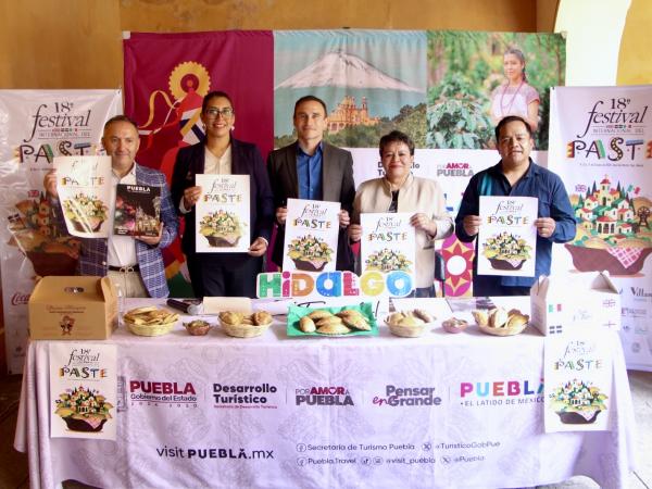 Puebla promueve Festival Internacional del Paste en Hidalgo