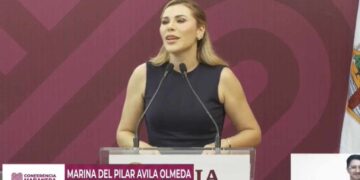 Marina del Pilar evita responder si Amílcar Olán aportó dinero a su campaña
