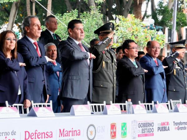 Con patriotismo y amor por Puebla, inicia conmemoración del 216 aniversario de la Independencia de México