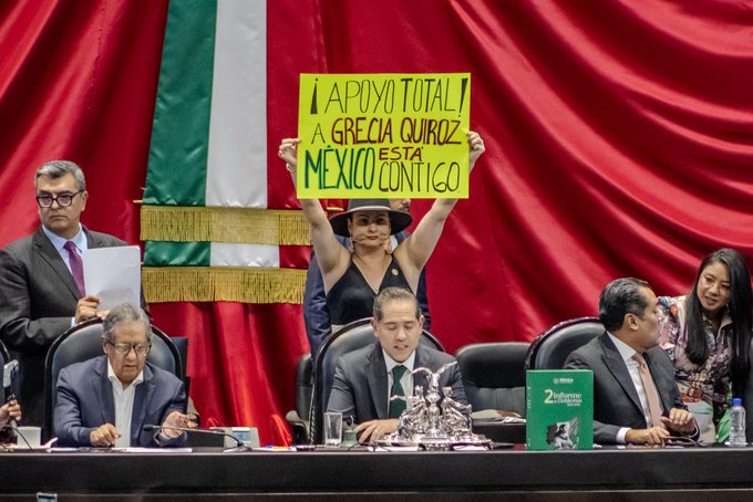 Grecia Quiroz recibe respaldo en San Lázaro mientras crecen las acusaciones por el caso Carlos Manzo