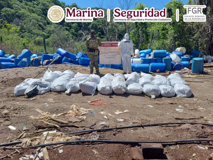 Golpe al narco en Sinaloa: inhabilitan tres laboratorios y aseguran 16.8 toneladas de metanfetamina