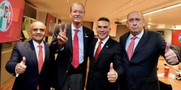 Alito Moreno recibe a Vicente Fox y llaman a construir una alternativa política