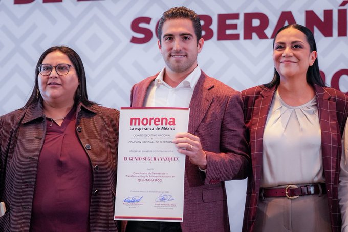 Gino Segura se impone en proceso de Morena; buscará fortalecer el movimiento en Quintana Roo