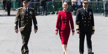 Sheinbaum defiende la soberanía de México durante el desfile militar del 16 de septiembre