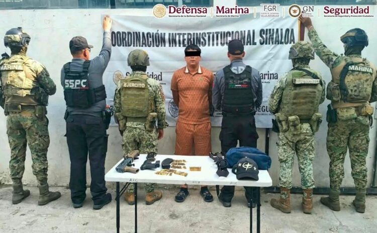 Operativos en Mazatlán dejan ocho detenidos y decomiso de armas, explosivos y fentanilo