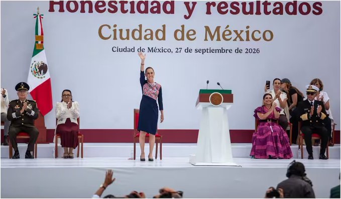 Sheinbaum cierra gira nacional en el Zócalo con mensaje sobre soberanía