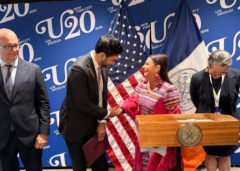 Clara Brugada concluye participación en Urban 20 y llama a fortalecer cooperación entre ciudades