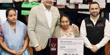 El pueblo organizado decide y transforma con obra comunitaria: Armenta Mier.