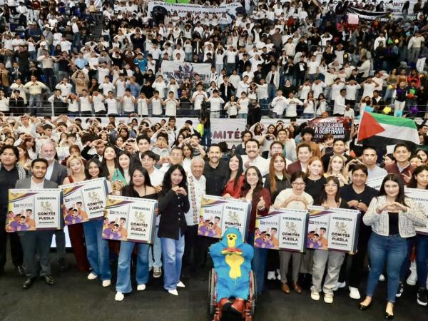 En Puebla, los jóvenes encabezan la transformación del estado con trabajo y disciplina