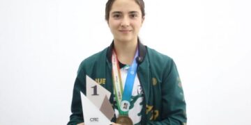 María José Estrada Planell, escaladora poblana, apunta a Brisbane 2032