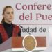 Sheinbaum anuncia decreto para proteger a menores en internet y alerta por huracán Simón