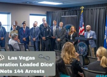 Operativo en Las Vegas deja 144 detenidos y el decomiso de cientos de armas y drogas