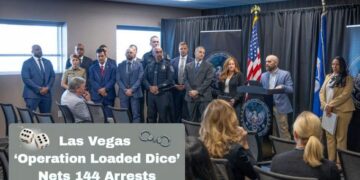 Operativo en Las Vegas deja 144 detenidos y el decomiso de cientos de armas y drogas