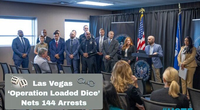 Operativo en Las Vegas deja 144 detenidos y el decomiso de cientos de armas y drogas