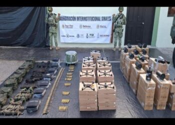 Aseguran 48 drones y explosivos en Sinaloa; inhabilitan laboratorio clandestino de drogas