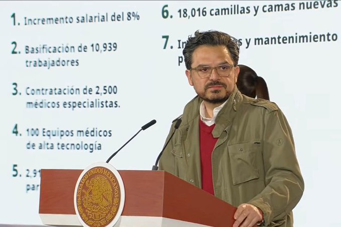 Sheinbaum anuncia 12 acciones para mejorar el IMSS en 120 días